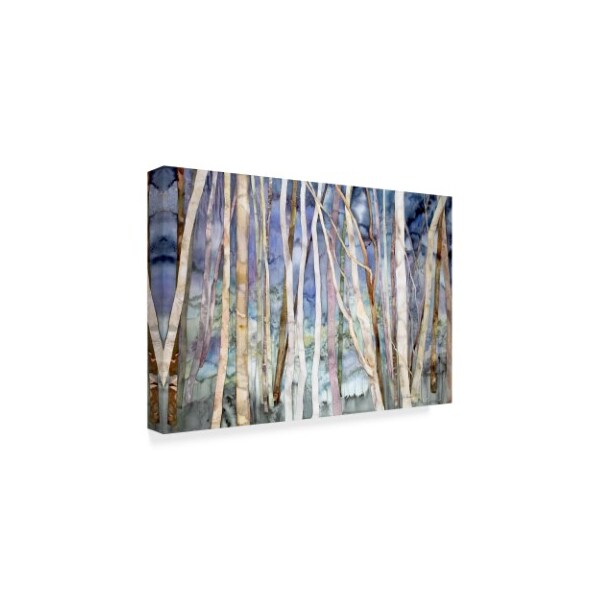 Sharon Pitts 'Mystery Of Trees 1' Canvas Art,12x19